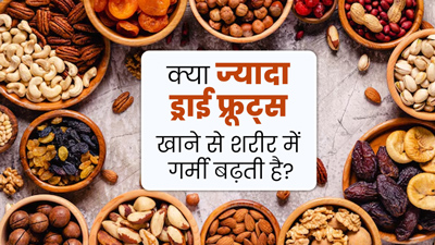 क्या ज्यादा ड्राई फ्रूट्स खाने से शरीर में गर्मी बढ़ती है? जानें एक्सपर्ट से